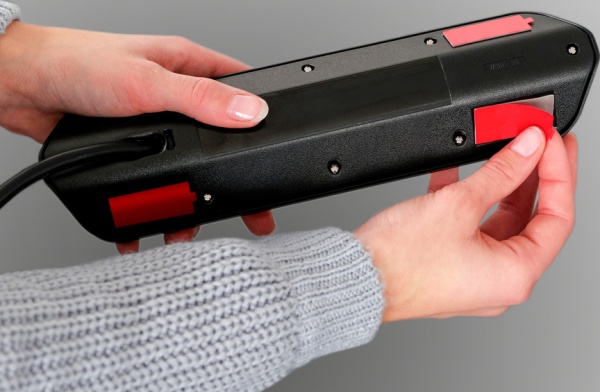 Удлинитель бытовой Brennenstuhl Estilo с USB с заземлением 4 гн. черно-серый 2 м 1153590410 