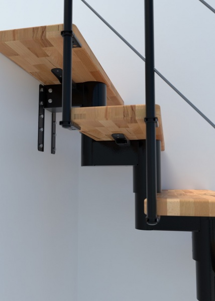 Лестница Minka Holz- & Metallverarbeitungs модульная Comfort TOP (ступени - Бук) 