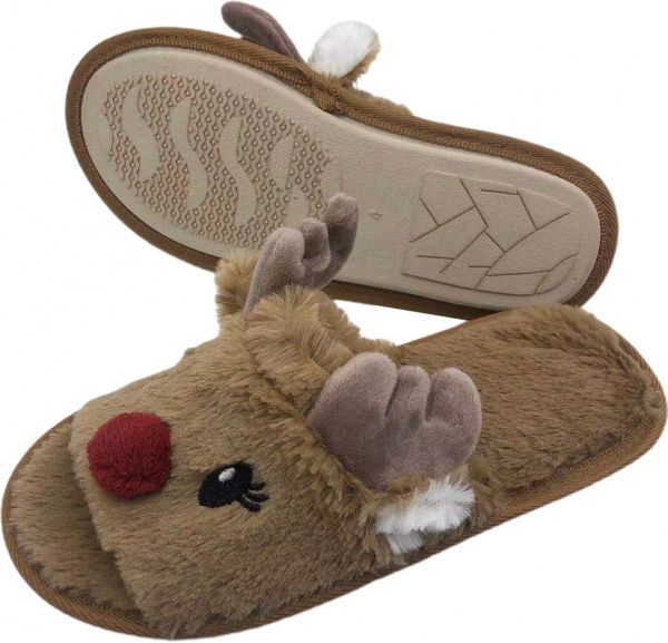 Капці домашні La Nuit Олені JXNF17237 р. 40 коричневий 
