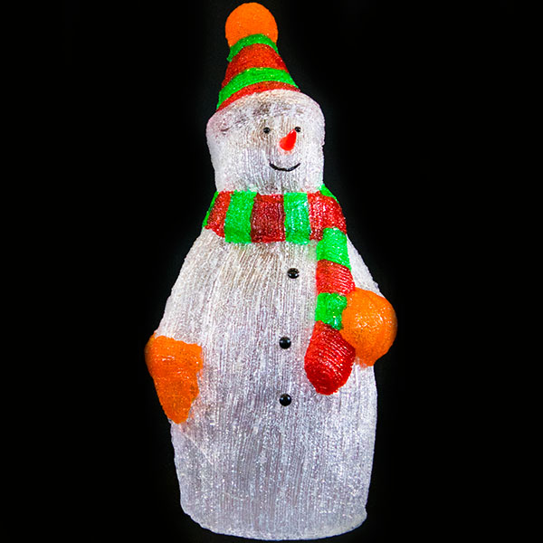 Светодиодная фигура литая Снеговик 320 LED