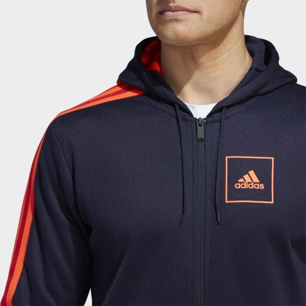 Джемпер Adidas M AAC FZ Hoodie FI4664 р. XL темно-синий