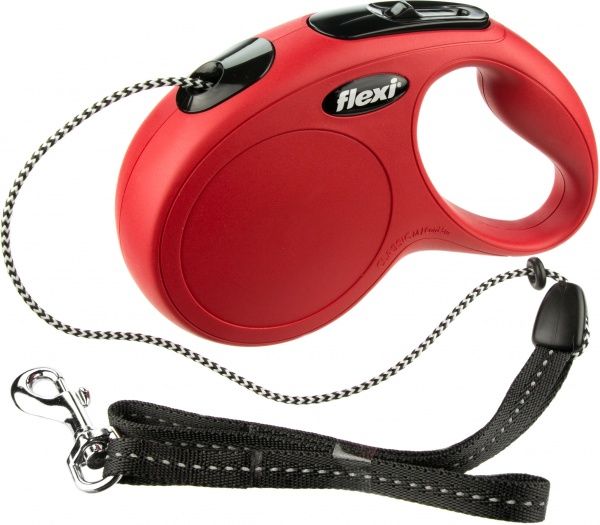 Поводок-рулетка FLEXI Classic М красный до 20 кг 5 м