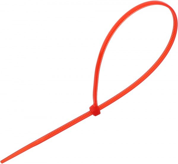 Стяжка кабельна E.NEXT e.ct.stand.200.3.red 3х200мм