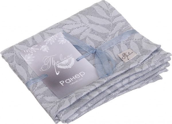 Раннер Эльза 40x140 см серое серебро Прованс 