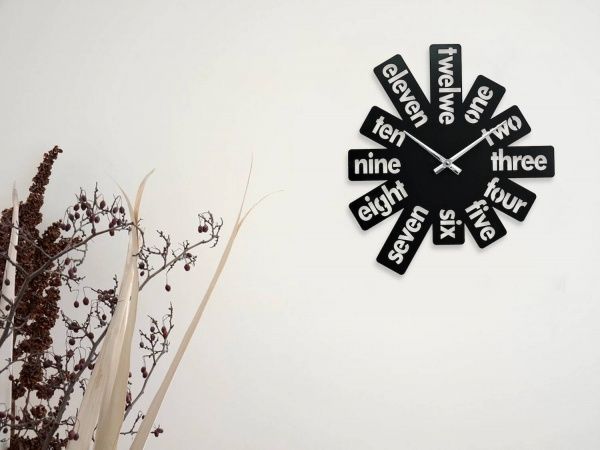 Часы настенные Taito 480x480 мм черный Moku