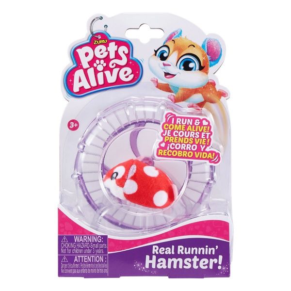 Игрушка мягкая интерактивная Pets & Robo Alive Хомячок 9504