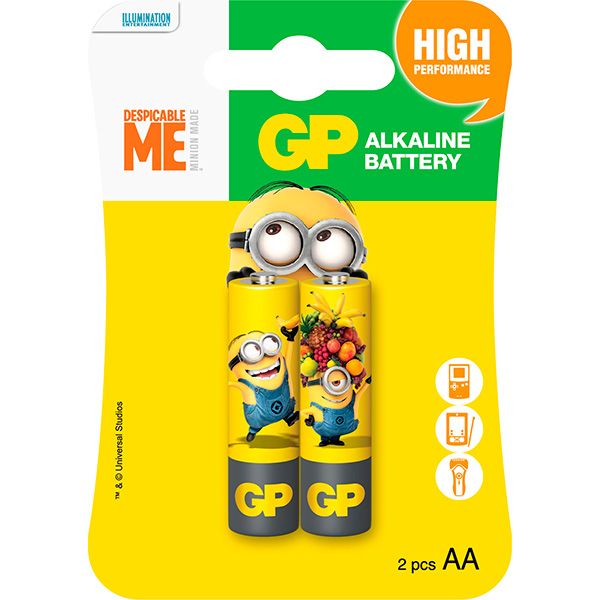 Батарейка GP Minions 15YOY-U АА 2 шт