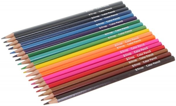 Олівці кольорові Abstraction рожевий 18 шт.