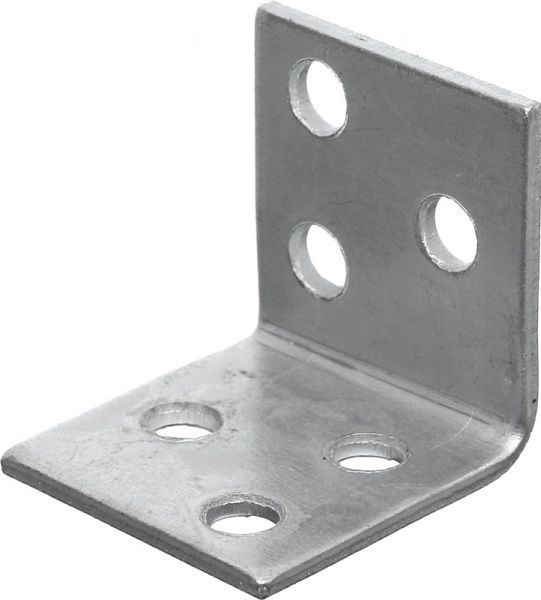 Кутник перфорований рівносторонній 27x27x25 мм 1,8 мм