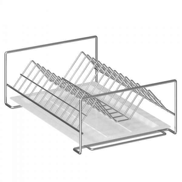 Сушарка для посуду одноярусна (СП14122) Метал-Стиль