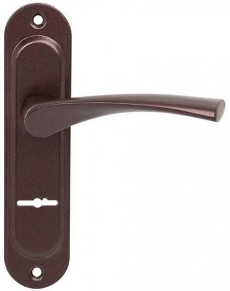 Ручка на планке Bruno BR-55 36763 под сувальдный замок (969-55) 55 мм коричневый