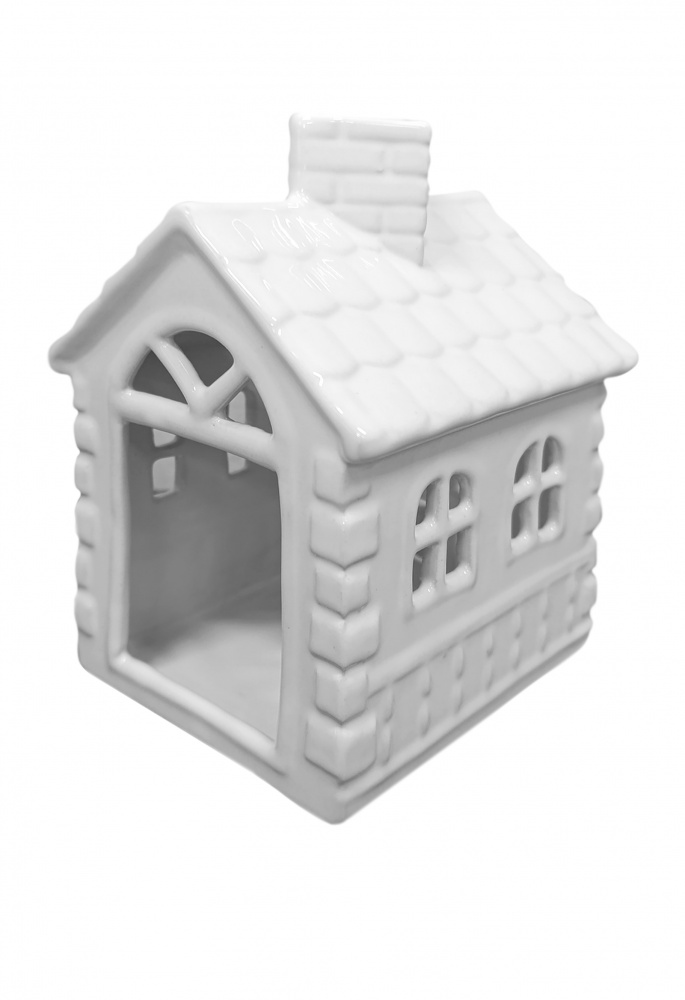 Подсвечник Домик 1454-16 белый Eterna