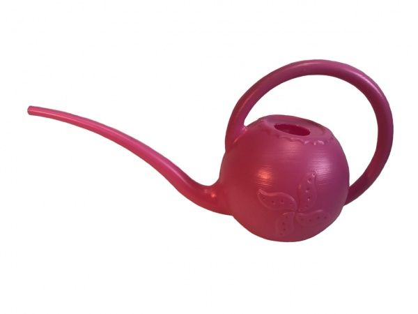 Лейка для цветов Кактус 1 л розовая