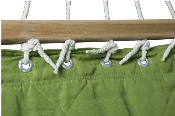 Гамак UP! (Underprice) стеганый с подушкой 140x200 см салатовый