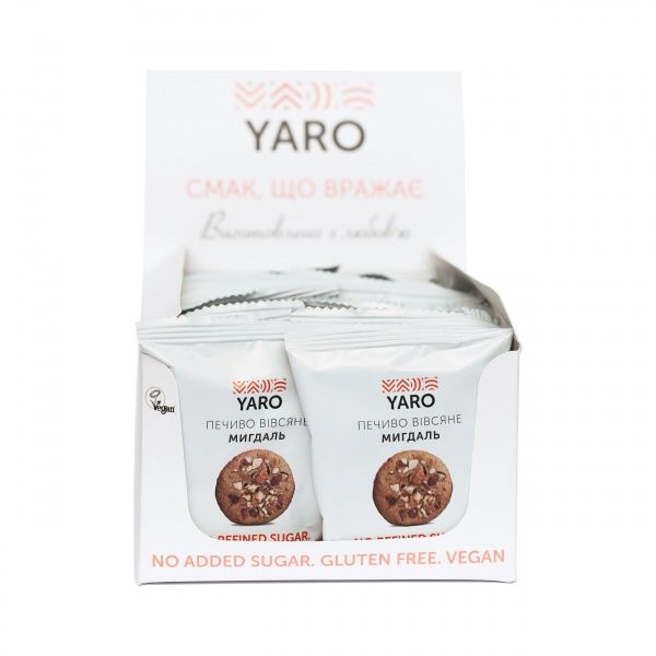 Печенье овсяное YARO Миндаль 2 шт. 36 г 