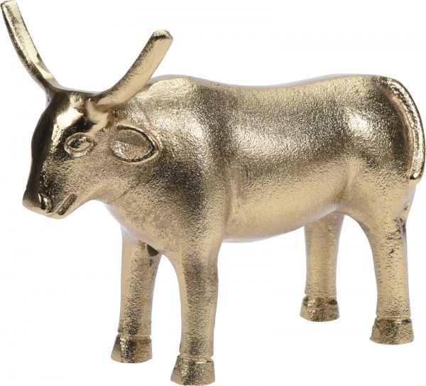Декоративна фігура Бик золотий 13,5 см 