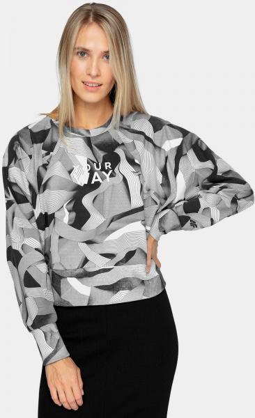 Світшот 4F H4Z21-BLD021-90A р. M різнокольоровий