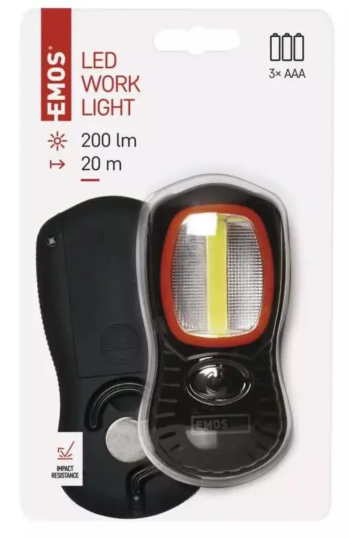 Ліхтарик Emos LED P3883 200Lm 3xAAA 200 Lm чорний P3883