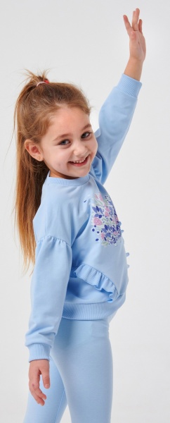 Джемпер для девочки Smil р.116 голубой 116554 