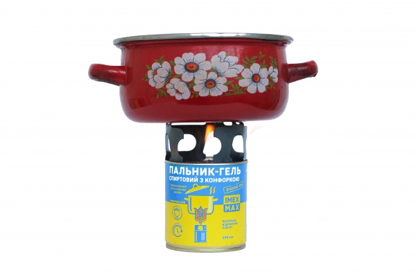 Пальник гелевий ІМЕКС МАКС спиртовий з конфоркою