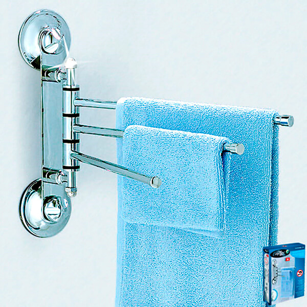 Вешалка для полотенца EverLoc 10240 на присосках d 70 мм