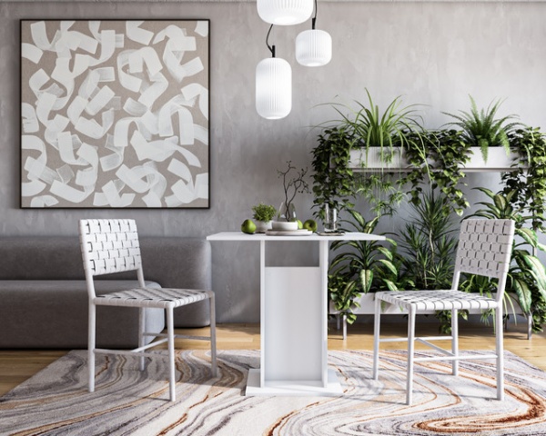 Стол обеденный Грейд Мини 786х750х786 мм нимфея альба 