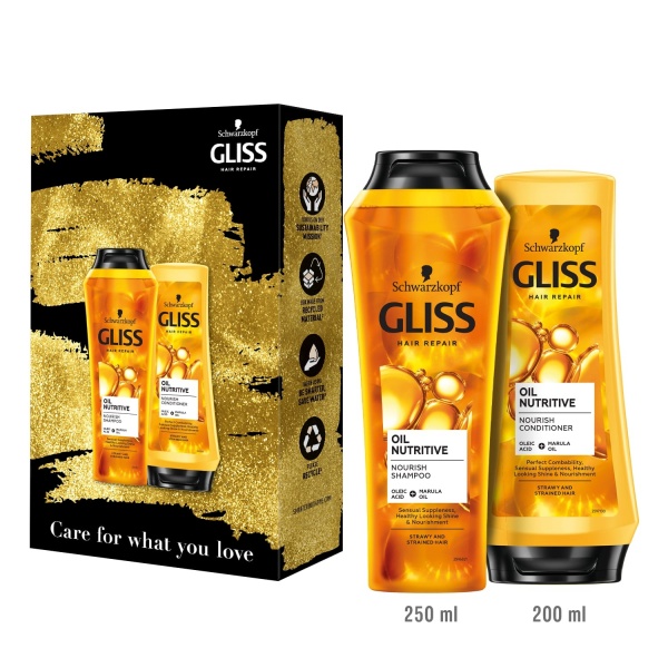 Набор подарочный для женщин Gliss Kur Care with Oil Nutritive