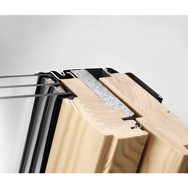 Вікно мансардне Двокамерне VELUX Стандарт Плюс 78х118 см GLL MK06 1061B нижнє відкривання