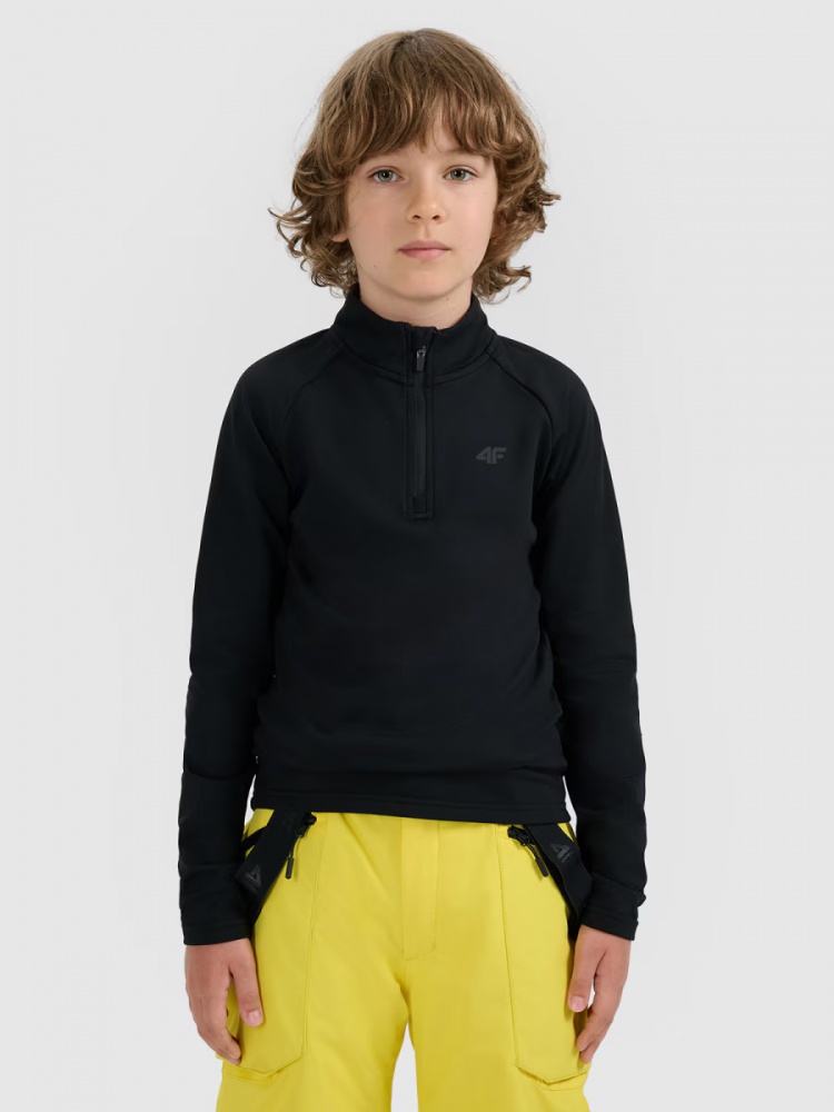 Джемпер 4F BRUSHED UNDERWEAR U106 4FJWAW25UBRUU106-20S р.128 чорний