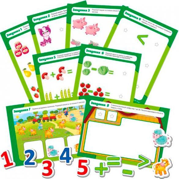 Развивающая игра Vladi Toys Математика на магнитах VT5411-04