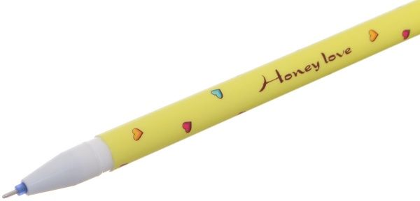 Ручка гелевая пиши-стирай Donut желтая 