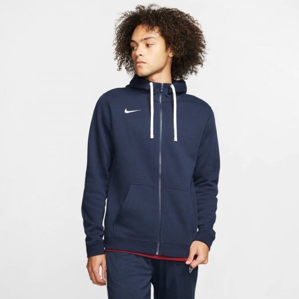 Джемпер Nike M HOODIE FZ FLC TM CLUB19 AJ1313-451 р. XL темно-синій