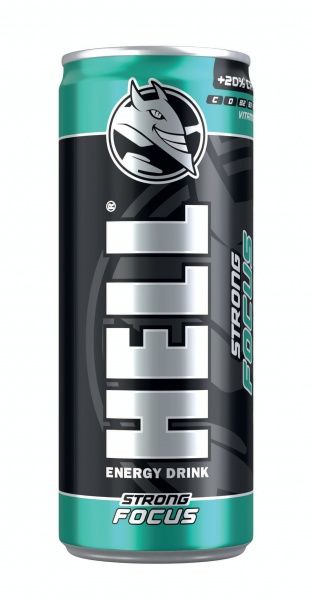 Энергетический напиток HELL Focus Strong 0,25 л 