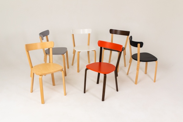 Стул Scandi прозрачный лак /бук