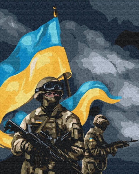 Картина за номерами Преміум ЗСУ © Ольга Бочулинська PBS53127 40x50 см Brushme 