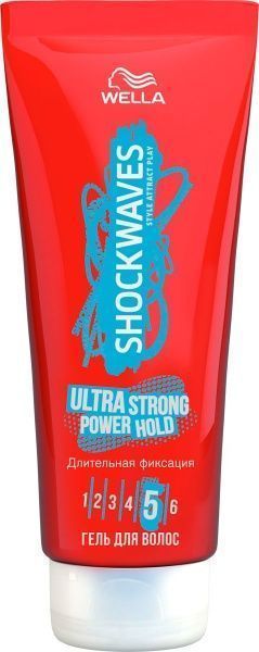 Гель Wella SHOCKWAVES суперсильна фіксація 200 мл 