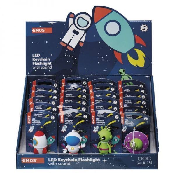 Брелок-фонарик Emos 3xLR54 Р4712 в ассортименте 