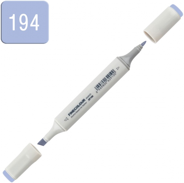 Маркер спиртовой FINECOLOUR Sketch EF100-194 синяя гортензия 