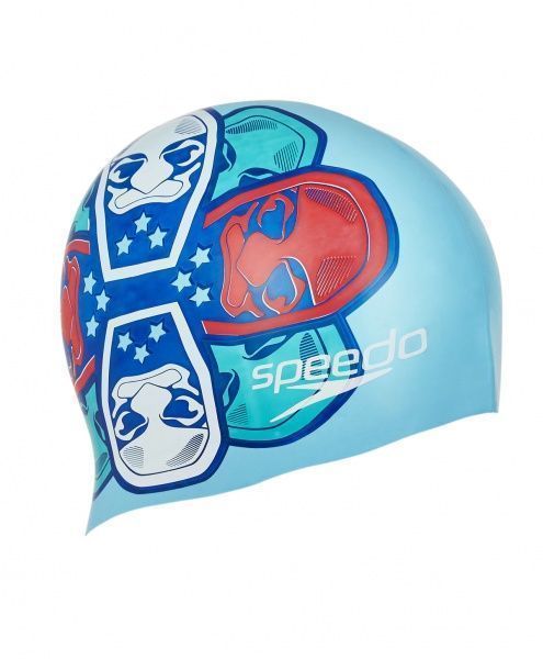 Шапочка для плавания Speedo Moulded Pro 808386B425 one size разноцветный