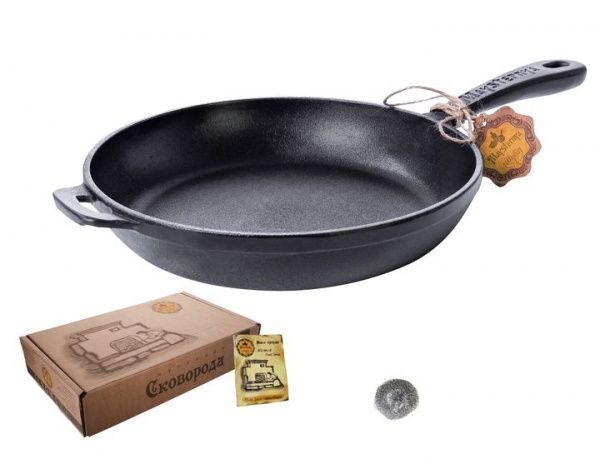 Сковорода чугунная 26 см Т203 Maysternya