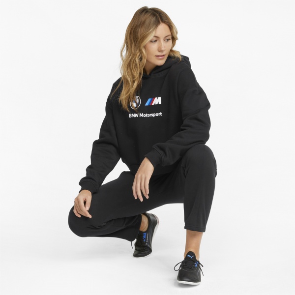 Джемпер Puma BMW MMS Wmn ESS Logo Hoodie 53424901 р. M черный