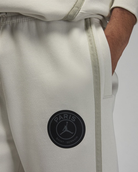 Брюки Nike M J PSG HBR FLC PANT DZ2949-072 р. L бежевый