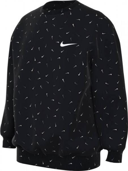 Свитшот Nike G NSW CLUB FLC OVRSZD CRW LOGO FD2943-010 черный