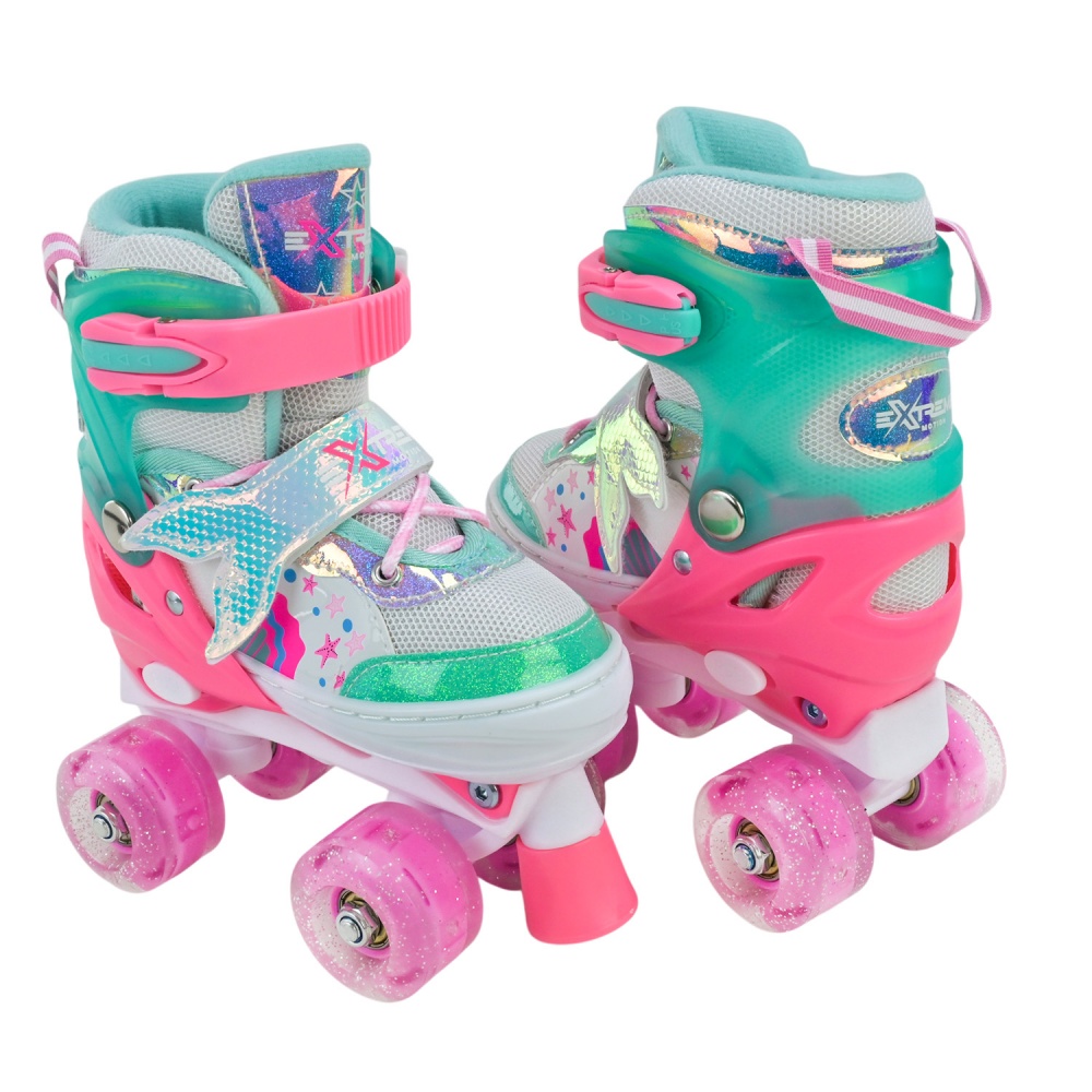 Роликовые коньки Shantou Extreme Motion M RL25437 р. 34-37 зеленый