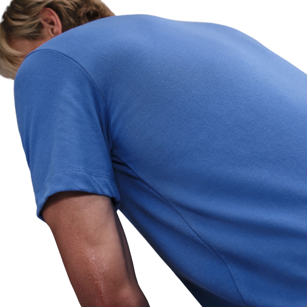 Футболка Nike M NK DF TEE DFC CREW SOLID AR6029-411 р.M голубой