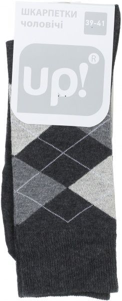 Шкарпетки UP! (Underprice) р. 25-27 темно-сірий 1 пар 