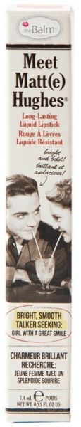 Помада рідка матова theBalm Meet Matte Hughes Honest Warm Coral 7,4 мл