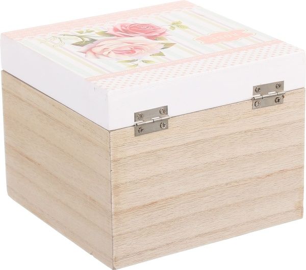 Короб для хранения Розочка 15,5х14,8х12 см