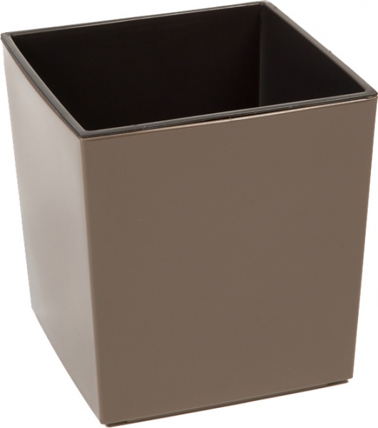 Горщик Lamela для квітів Юка 300 квадратний фраппе 