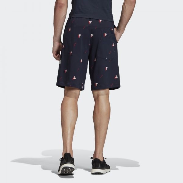 Шорты Adidas MHE Short GFX FI4038 р. M темно-синий